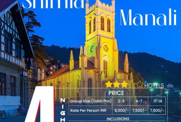 Plan a Scenic Shimla Manali Tour Package for a Perfect Hill Vacation