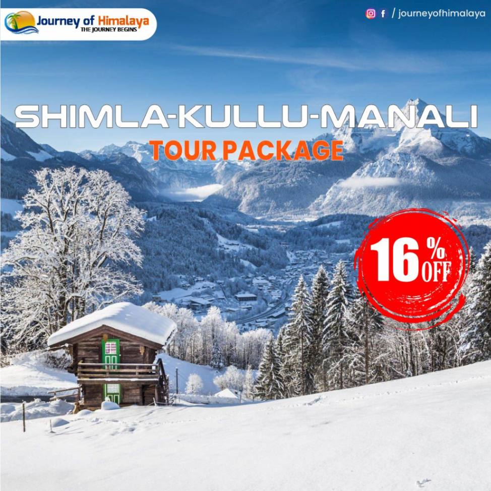Shimla Kullu Manali Tour Package - 4N/5D, @6,999/- Per Person